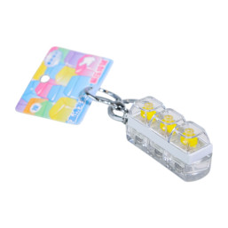 High-Transparency Glow Stress-Relief Triple-Key Clip - Red